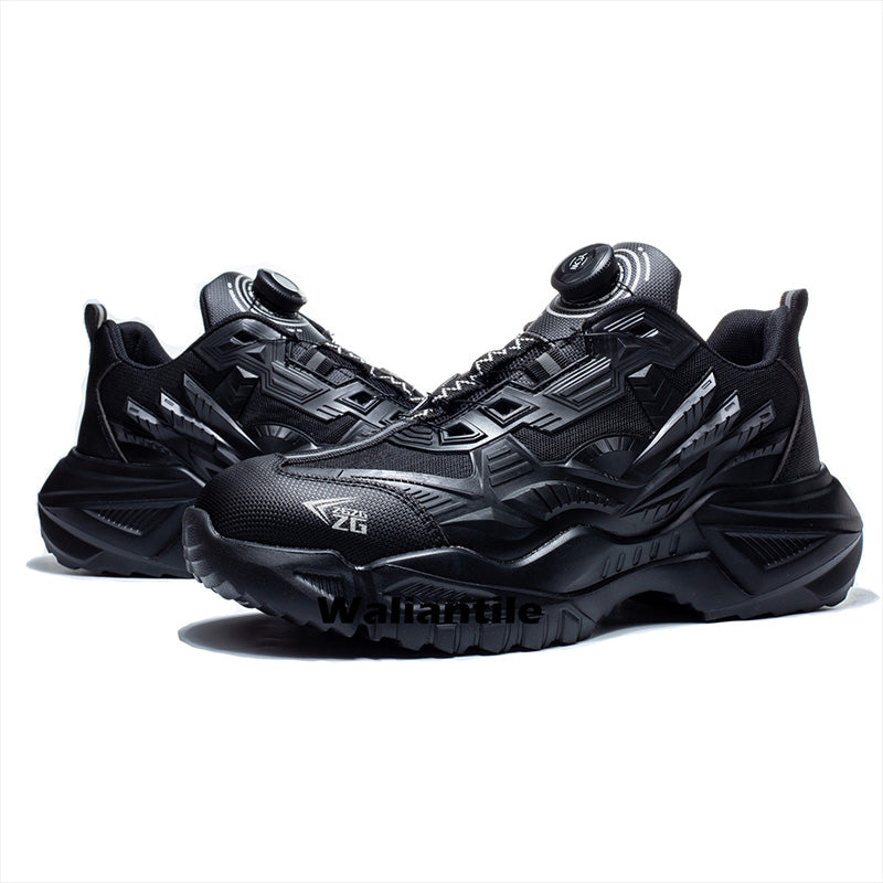 Unzerstörbarer leichter sicherheitsschuh ohne schnürsenkel