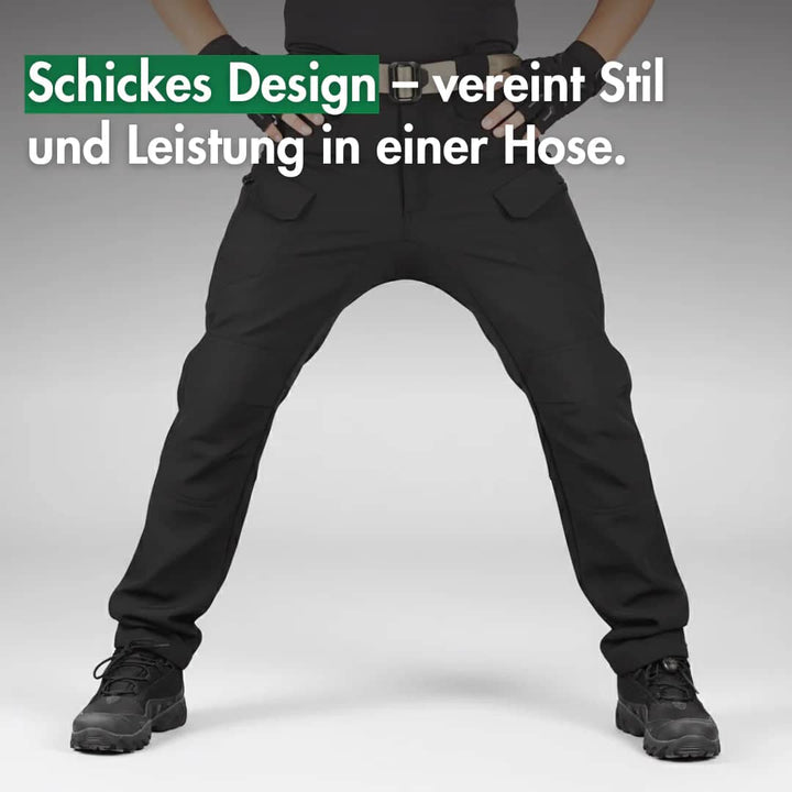 Herren Cargo Pant : Wasserdichte Hosen mit Tasche Militär